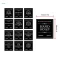 12x Soap Labels for Bottles 80mm*70mm Spray Bottle Hand Stickers for Shampoo. 