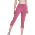 MT7FK Princess series Women's new nude yoga pants high waist elastic peach hip series summer thin tights outdoor sports capris. 