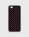 IPhone 5, 5s Cover in Hybrid Soft Case cover Tpu Pink Dots - 1cover2298. 