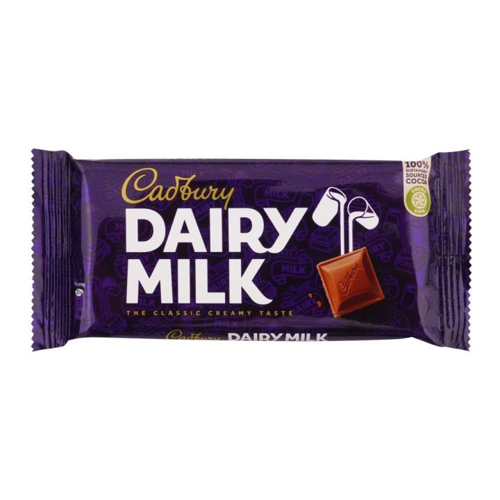 CADBURY DAIRY MILK CHOCOLATE BAR 100 GM