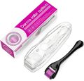 Derma Roller 0.1mm with hard acrylic box 540 Micro Needle for Hair Growth and Facial Skin Therapy| Skin Care Beauty Tool for Anti-Aging Skin Repair, Anti Wrinkles Stretch, and Acne Scars Removal for Men and Women, Derma Roller for Hair Growth - Derma Roll. 