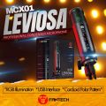 FANTECH MCX01 LEVIOSA Professional Condenser Microphone With RGB Illumination And Cardioid Polar Pattern USB XLR Cable With Table Stand. 