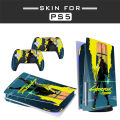Suitable for Sony PS5 sticker optical drive ps4 game console full body sticker handle anti-slip sticker PS5 film. 