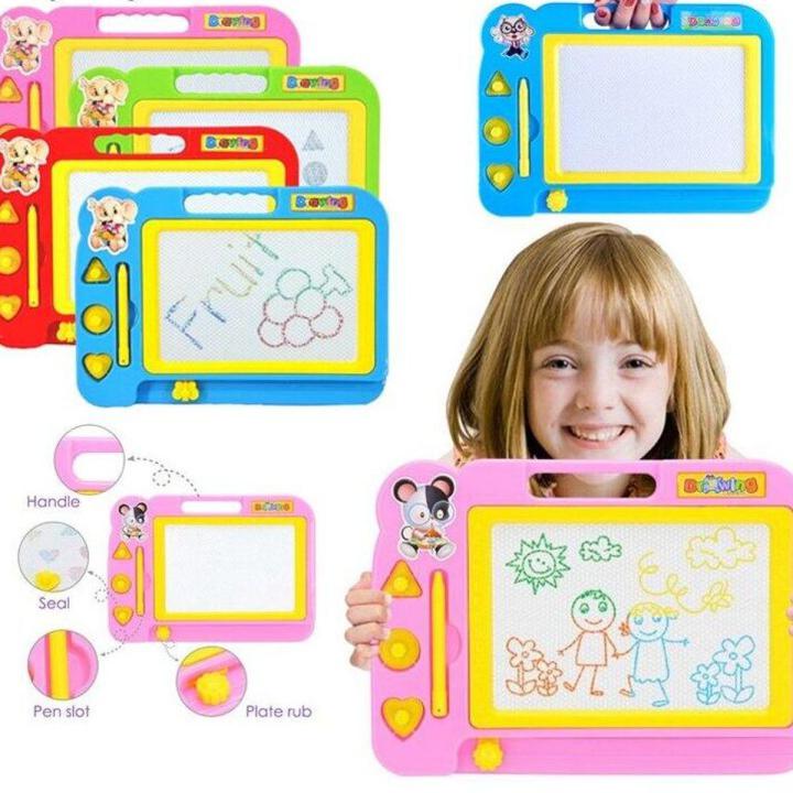 Magnetic Learning Drawing Board Erasable Doodle Board Educational Writing And Sketching Pad for Kids Travel Games Educational Toys
