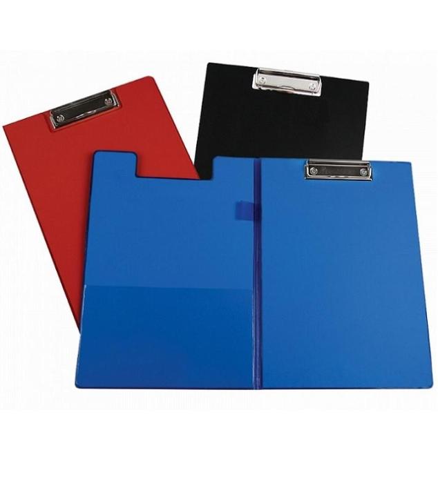Blue%20Rexine%20A4%20Foldable%20Clipboard%20Folder%20with%20%20inside%20pocket%20&%20Pen%20Holder%20-%20Image%202