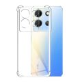3 in 1 Transparent infinix Note 40 Shockproof Phone Case For Note 30 30Pro Hot 30 30i 30Pro 40 40i 40Pro Ceramic Frosted Film And Camera Lens Film. 
