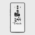 Huawei Mate 10 Pro Cover - SkinLee HQ Infinity Glass Case (Soft) - Caste Name Baloch Customized Cover - SKINLEE-670-1-814-96. 