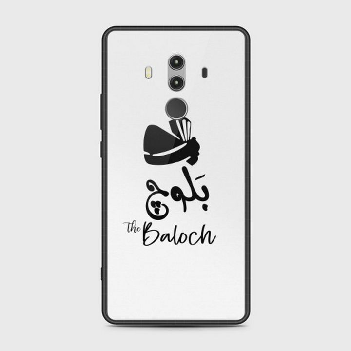 Huawei Mate 10 Pro Cover - SkinLee HQ Infinity Glass Case (Soft) - Caste Name Baloch Customized Cover - SKINLEE-670-1-814-96