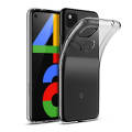 Google Pixel 4A (4G) Back Cover Crystal Transparent Soft Clear Silicon Ultra Thin Protective Case. 