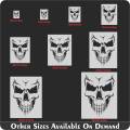Evil Skull Stencil Scrapbook, Wall Painting, Coloring Embossing Album Decorative Template.. 
