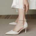 Anklets High Heels Decorations High Heel Ankle Chain Women Shoelaces High Heels Chain Pearl Heels Band High-heeled Shoes Straps. 