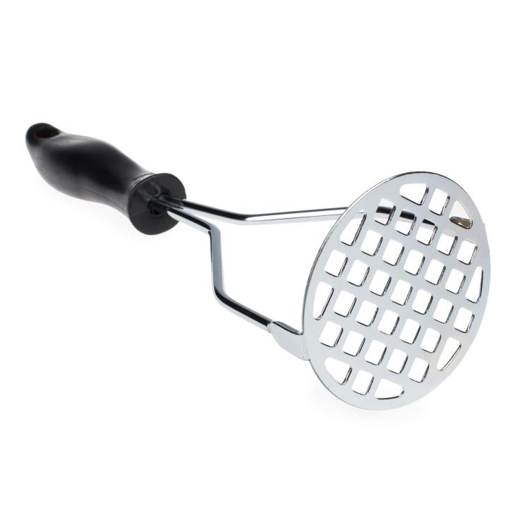 Rubber handle potatoes masher, Potato masher stainless steel, Sweet potato masher, Metal potato masher