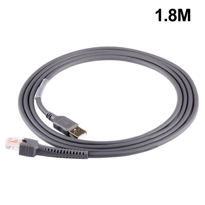 1.8m High Speed USB 2.0 A Male to RJ45 Cable for Symbol Barcode Scanner LS2208