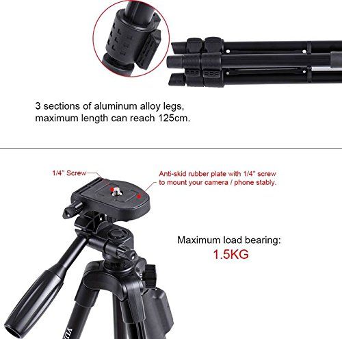 YUNTENG%20VCT%205208%20RM%20Aluminum%20Extendable%20Tripod%20with%203-Way%20Head%20and%20Bluetooth%20Remote%20for%20Camera%20and%20Mobile%20-%20Image%206