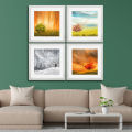 Set of 4, Four Seasons Paintings Collage Modern Wall Art Frame, Collage Frames for wall Décor  – Raqeeq BF16. 
