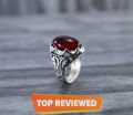 Saudi Aswad New Trendy Men's Ring Vintage Stone Turkish Ring For Men & Boys. 