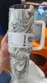 Imported 1180ml Stainless Steel Stanley Quencher 2.0 Tumbler Portable Thermos Cup with Leak Proof Lid and Straw, Large Capacity Car Cup Insulated Cup, for Hot and Cold Beverages Original Stanley Tumblers for Girls Stylish Marble Tumblers. 