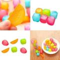 [ - REUSABLE ICE - ] Multi Shaped Pack of 12 Reusable Silicone Ice Cube Packs. 