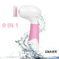CNAIER AE-8288 B 9 in 1 Facial Cleansing Beauty Massager Face Massage Beauty Device Machine Facial Massager and Body Exfoliating Scrub Beauty Device Face Massager Machine Facial Machine Face Hand Foot facial Machine Electric Callous Remover. 