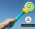Bubble Blower Water Wand For Kids Plastic Electric Music Light Up Bubble Machine Lollipop Soft Look Bubble Machine Magical Bubble Maker Stick Toy Bubble sticks led - 1794. 