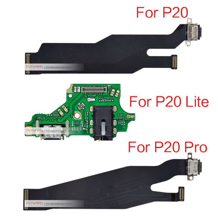 1pcs For Huawei P20 Lite P20 Pro USB Port Charger Charging Board Dock Plug Connector Flex Cable Replacement Parts