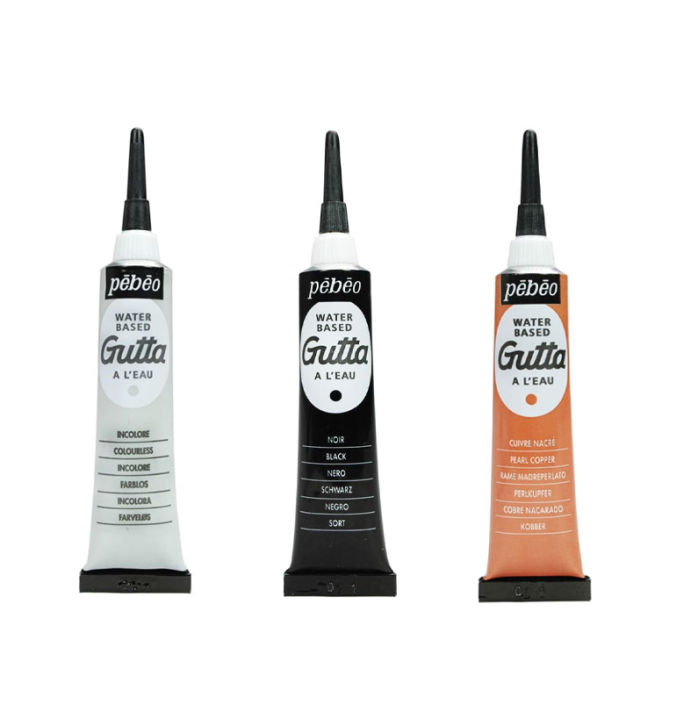 Pebeo Silk Paint Outliner - 20 ml Tube - Setasilk Water Based Gutta Made in France