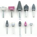 10pcs 3mm & 6mm Ceramic Stone Mounted For Rotary Die Grinder Drill Bit Tool Kit. 