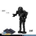【Funny Bunny Toy Store】Single Starwars Jedi Baby Yoda Darth Vader Obi Wan Models Leia Rey Building Blocks Children. 