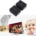 VGA Extender 60m VGA Signal Video Booster Transmitter and Receiver Converter Over CAT-5e/6 Cable for TCP/IP Signal into VGA Signal ORIGINAL UK ZONE STOCK. 