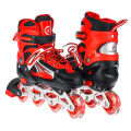 Skating Shoes Premium Quality & Adjustable Different Size With Light In Wheels Skates Multicolor In line Skates Size 6-9 (30-43) UK   Universal Size For Kids 4 Years To 21 years Gift (Note Multicolor Shoes Will Be Shipped). 