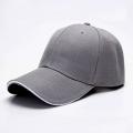China Made Plain Caps for Adults Plain P Caps with Curved Brim Black and Gray Cap for Men and Women with Adjustable Buckle on Back. 