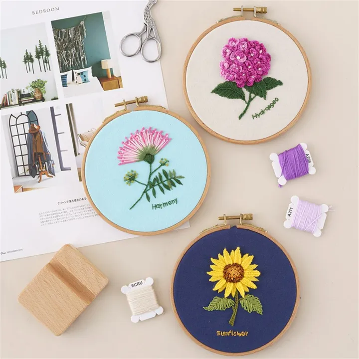 Handmade%20Flower%20Bouquet%20Series%20Beginner%20Cross%20Stitch%20Needle%20Punch%20Needle%20Thread%20Embroidery%20Kit%20-%20Image%208