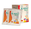 K-1000 Plus - Calcium + Vitamin K2 + Vitamin D3 - 10 Sachets. 
