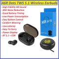 A6R Dots TWS Wireless Earbuds Bluetooth 5.1 Deep Bass Stereo Sound Mini Earbuds. 