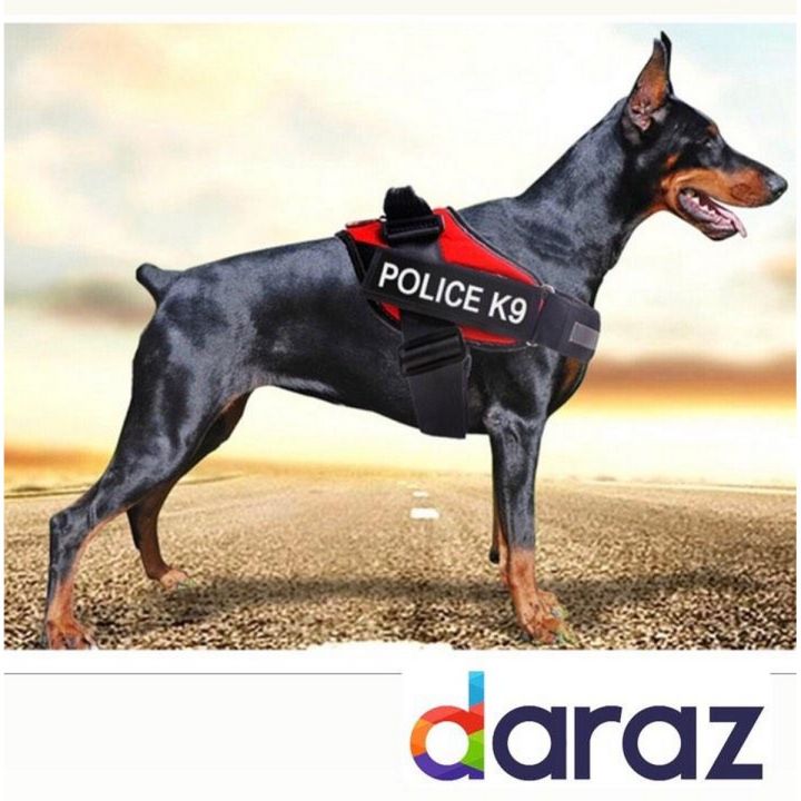 Dog Vest Police Dog Gear Vest Doberman Pinscher Police Dog Clothes