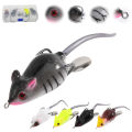 【mogge Store】5/10pcs/lot Mice Fishing Lures Topwater 3D Mouse Lures Baits Rat Swimbaits Bass Trout Hard Lures Kit. 