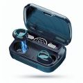 M10 TWS Bluetooth earphones - earbuds - 3500mAh charging box - waterproof earbuds - touch with microphone (original) - compatible to All devices. 