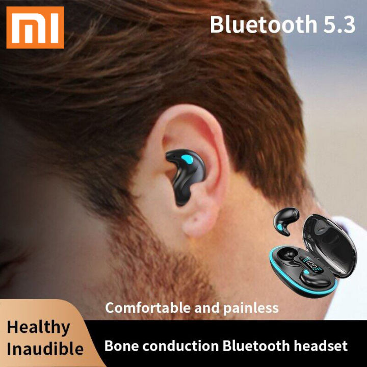 100%Original Product+FREE Shipping+COD XIAOMI-X55 Sleeping Earbuds Wireless Mini Headphones For Work TWS Bluetooth Earphone Stereo Hidden Headsets with Mic HD Call Waterproof X55
