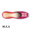 Khussa For Girls,Women | Dark pink/megenta Ladies Khussa | new Design | Handmade A6. 