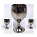 Classical Neat Finished Set OF 6 Stainless Steel Drinking Glass Water Vine Glass Homemade Café Accessories-Kitchen Gadgets. 