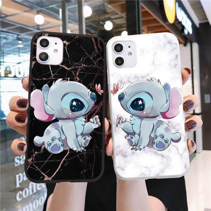 【2023NEW】Disney Lilo Stitch Phone Case For iPhone 14 7 8 Plus 14Pro 13 12 Mini 11 Pro XS Max XR X 6 6S SE 2022 2020 Cover For iPhone 11