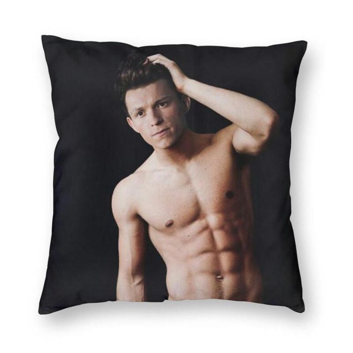 Nordic Style Tom Holland Body Throw Pillow Cover Home Decor Custom Square Cushion Cover 40x40 Pillowcover for Sofa