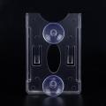Card Holder Auto Windshield Glass Tag Transparent Durable ID IC Card Document Holder Card Sleeve Car Organization Accessories. 