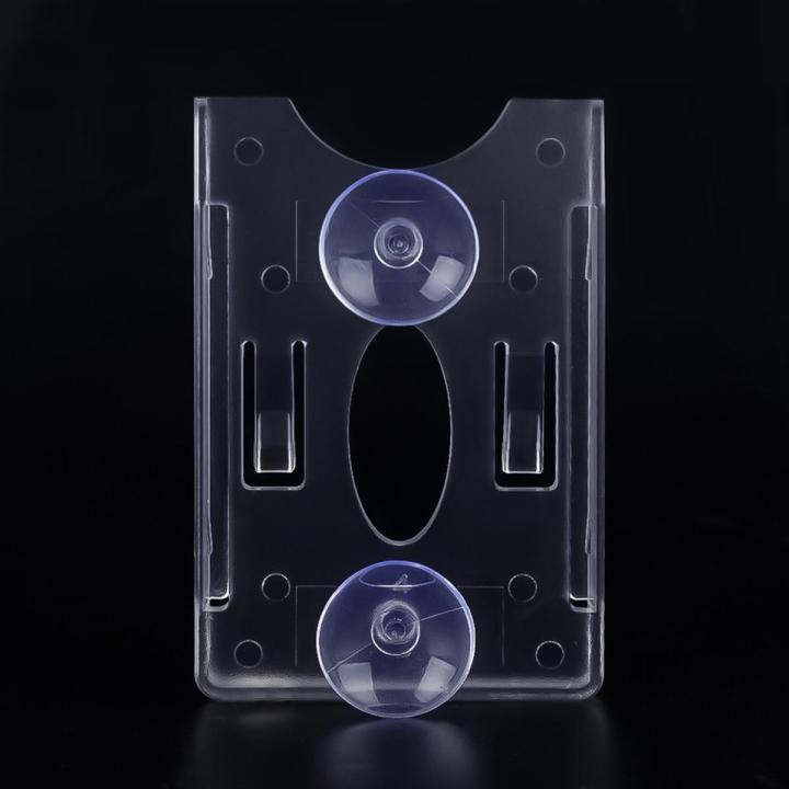 Card Holder Auto Windshield Glass Tag Transparent Durable ID IC Card Document Holder Card Sleeve Car Organization Accessories