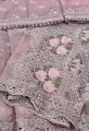 Brand Name   EMAN  COLLECTION 2024 *  front chiffon fully heavy embroidered  and  ADDA work **fully heavy hand   work with hand embroidery  neckline ** BY BANO COLLECTIONS**. 