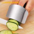 Multifunctional Finger Guard Stainless Steel Finger Guard Safe Vegetable Cutter Hand Guard Tool for Kitchen Cut Finger Protector Gadget Anti-cut Finger Protector. 