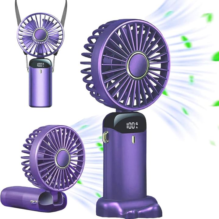 Trendify Mart - USB Handheld Mini Fan | Foldable Portable Neck Hanging ...