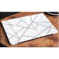 White Geometric Rose Gold Marble Laptop Skin Vinyl Sticker 13 13.3 14.6 15 15.4 15.6 inch Laptop Skin Sticker Cover For All Laptops. 