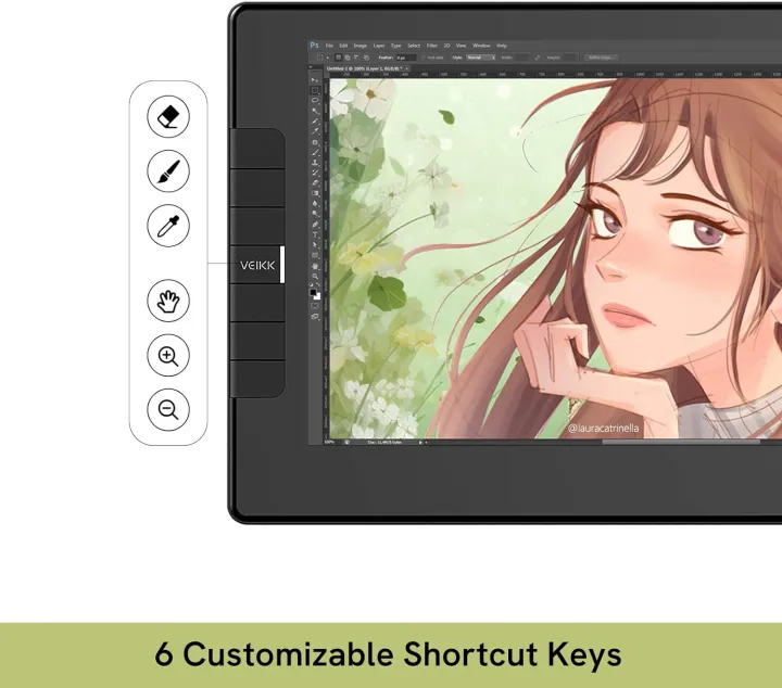 VEIKK%20VK1200%20V2%20Drawing%20Tablet%20with%20Screen%2011.6%20Inch%20Full-Laminated%20Graphic%20Monitor,%202%20Battery-Free%20Pens%20with%20Tilt%20Function,%20for%20Chrome/Mac/Win/Linux/Android%20(Must%20be%20Connected%20to%20a%20Computer%20to%20Work)%20-%20Image%204