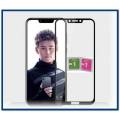 For Huawei Honor Play 9D Full Glue Tempered Glass Screen Protector Edge To Edge - Black. 